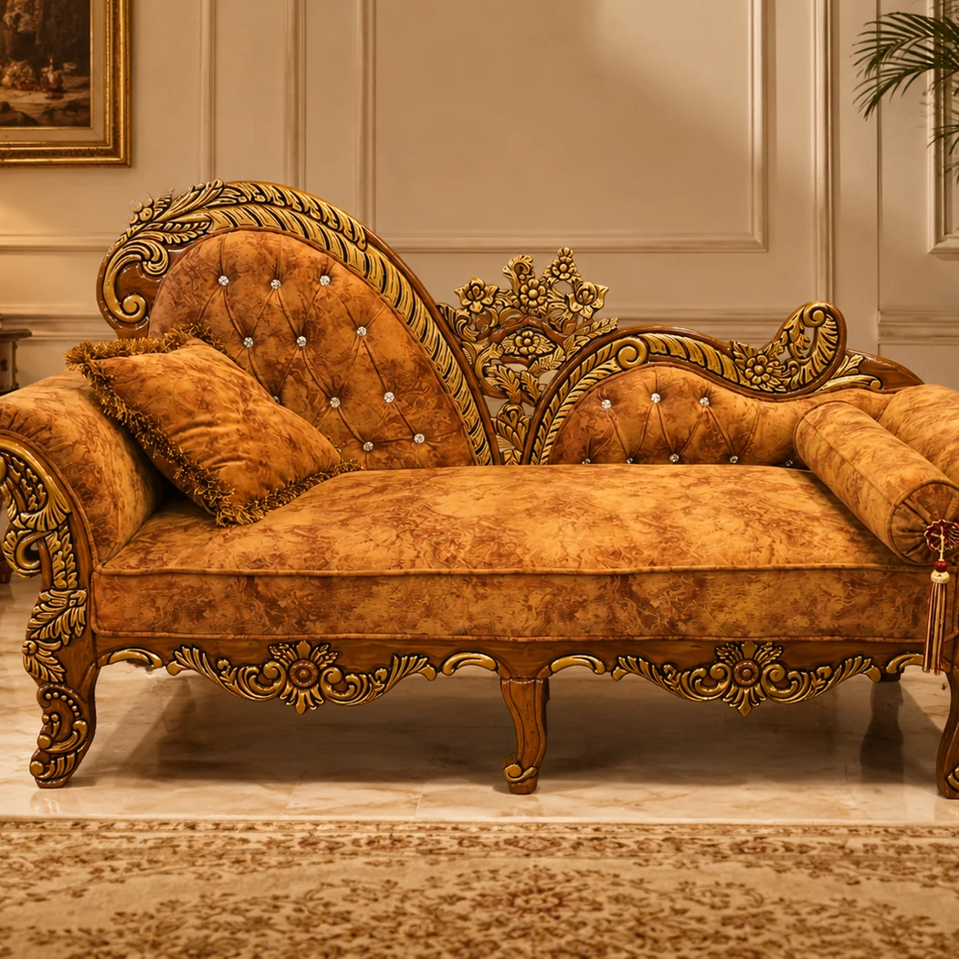 NIR wood and upholstery detail